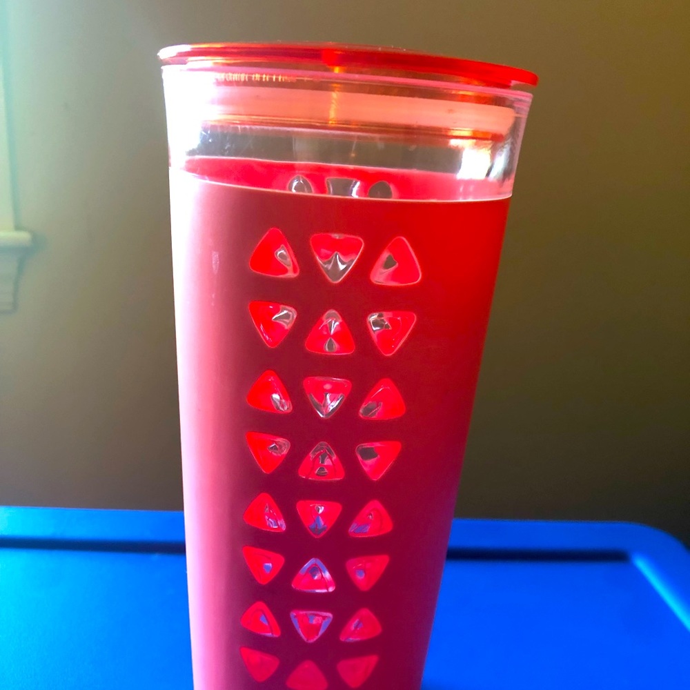 Bright orange cool gear cup